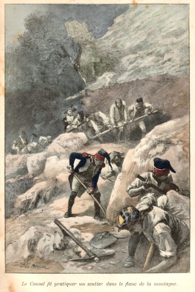 Coignet, 1er empire, Napoléon, route du Grand-St-Bernard