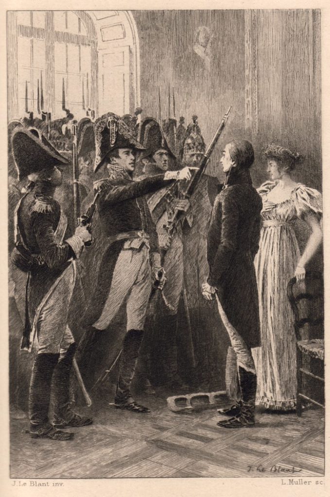 duc d'Enghien, 1er empire. L'affaire du duc d'Enghien recouvre l'enlèvement, le jugement et enfin l'exécution dans les fossés du château de Vincennes le 21 mars 1804, de Louis Antoine de Bourbon-Condé, duc d’Enghien, petit-fils du prince de Condé, à la suite d'une opération de la police secrète dirigée par Savary et menée par le général Ordener.